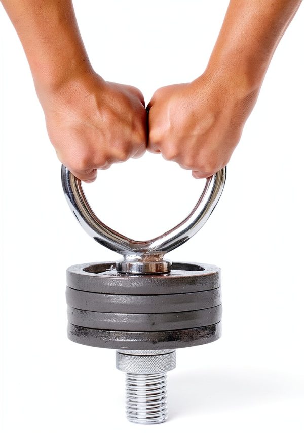 Adjustable Kettlebell Handle NewMe Fitness Silver-3