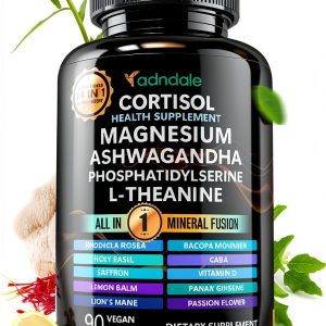 Cortisol Reducer Supplement Stress Support Vegan Formula-0