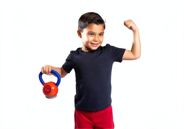 WOD Toys Kids Kettlebell Red Plastic Durable 4in-4