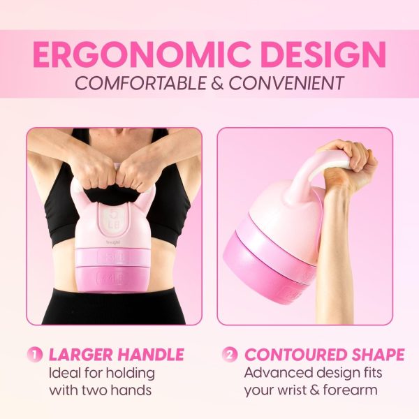 Yes4All Adjustable Kettlebell Compact Design 4 Colors-1