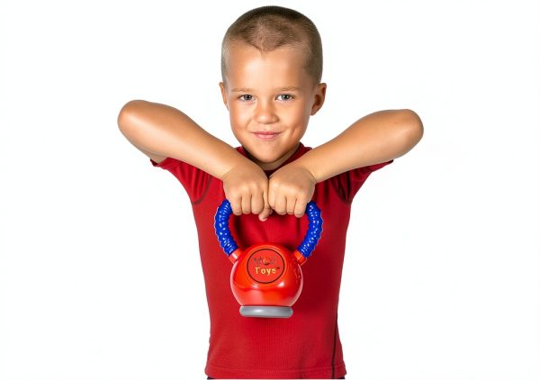 WOD Toys Kids Kettlebell Red Plastic Durable 4in-6