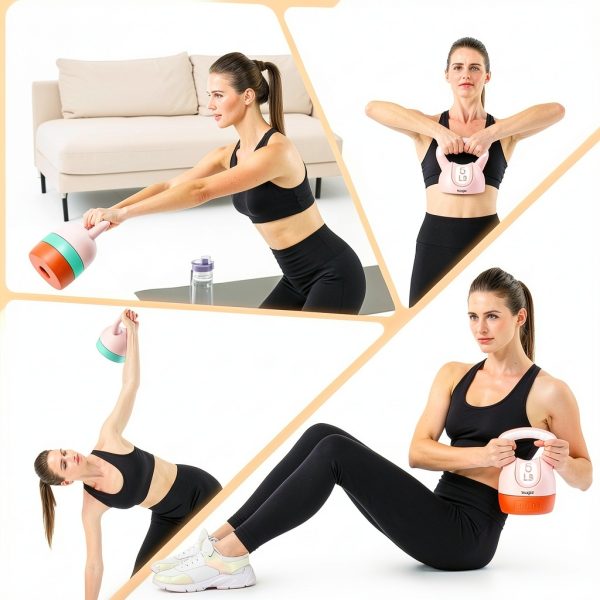 Adjustable Kettlebell Yes4All Cement Portable-5