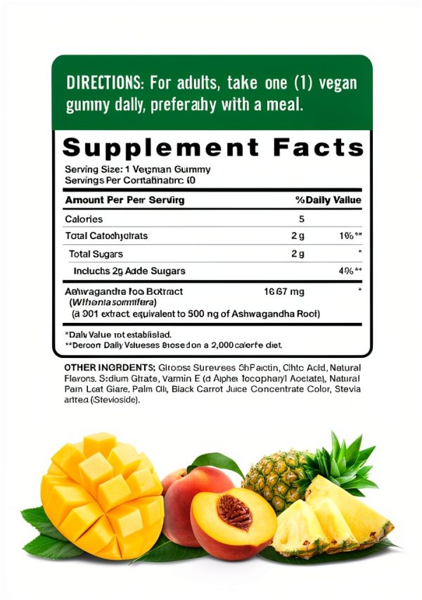 Vegan Gummy Supplement for Adults Daily Nutrition Support-1