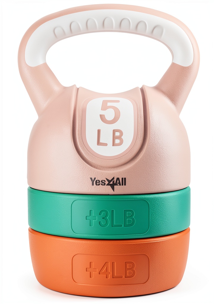 Installing Adjustable Kettlebell Yes4All Cement Portable on a wooden desk