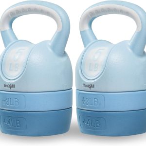 Adjustable Kettlebell Yes4All Cement Build for Home-0