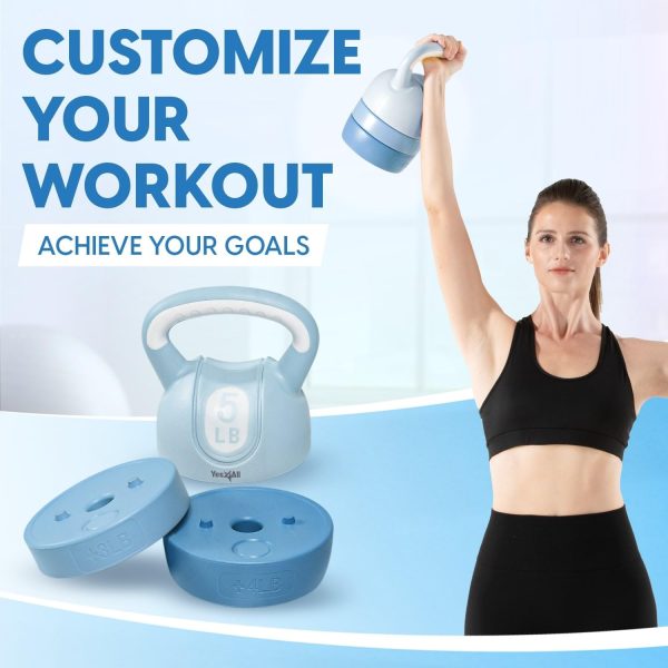 Adjustable Kettlebell Yes4All Cement Build for Home-3