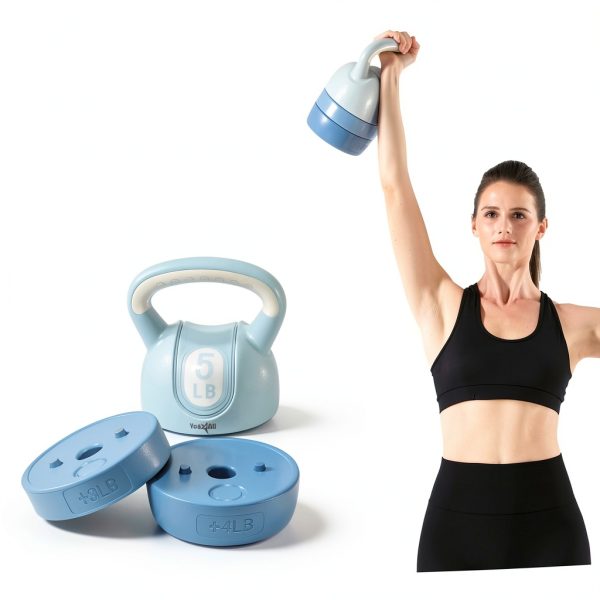 Adjustable Kettlebell Yes4All Cement Plastic Design-6