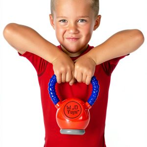 WOD Toys Kids Kettlebell Red Plastic Durable 4in-0