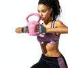 Yes4All 10lb Pink Kettlebell Iron Three‑Handle-2