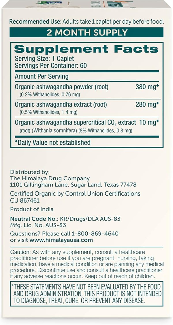 Himalaya Ashwagandha Stress Relief Supplement Capsules Gummy-1