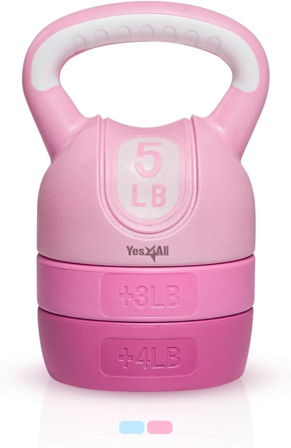 Yes4All Adjustable Kettlebell Compact Design 4 Colors-0