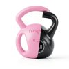 Yes4All 10lb Pink Kettlebell Iron Three‑Handle-6