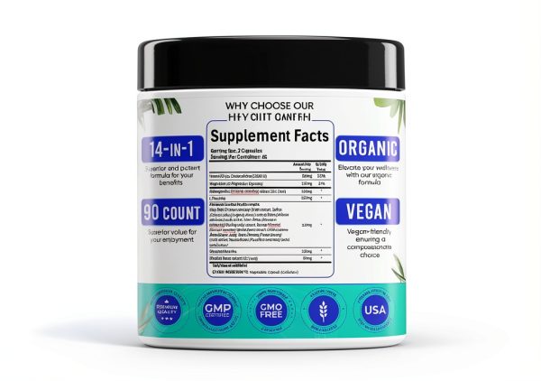 Cortisol Reducer Supplement Stress Support Vegan Formula-3