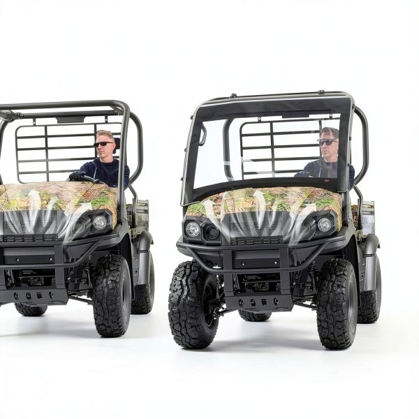 KEMIMOTO UTV Windshield PVC Front Guard for Mule-1