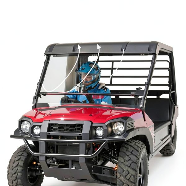 Mule Pro Flip Windshield StarknightMT UV Guard-6