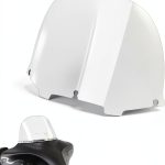 Live4Fun 13in Clear Motorcycle Windshield PC Clear-0