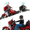 Live4Fun 13in Clear Motorcycle Windshield PC Clear-4