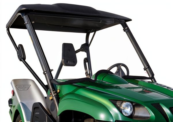KEMIMOTO UTV Front Windshield for Rhino 450/660/700 Polished Vented PC-0