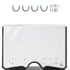 KEMIMOTO UTV Front Windshield for Rhino 450/660/700 Polished Vented PC-3