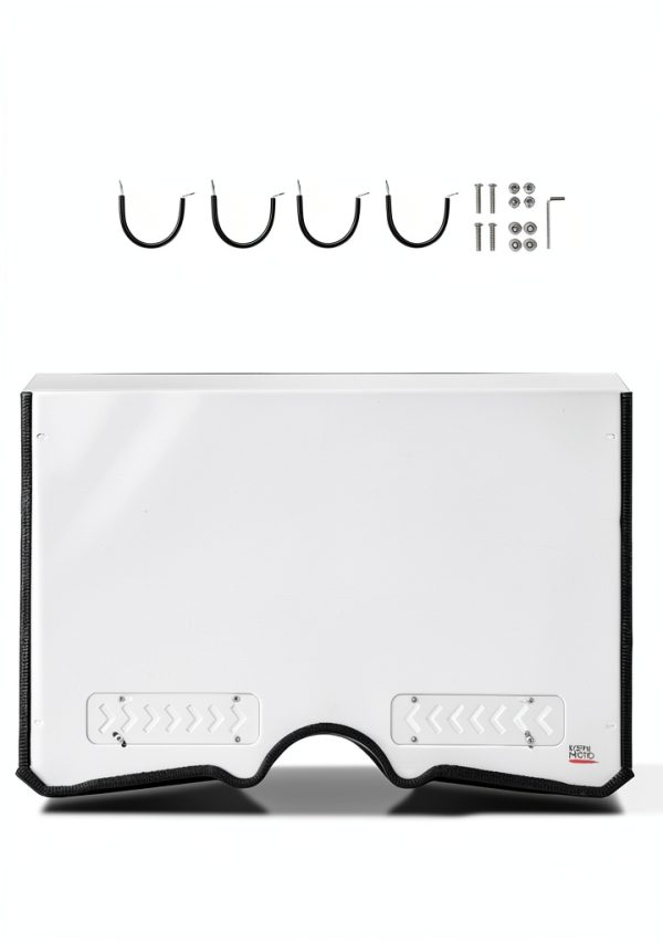 KEMIMOTO UTV Front Windshield for Rhino 450/660/700 Polished Vented PC-3