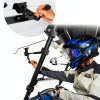 KEMIMOTO UTV Front Flip Windshield 3‑in‑1 Adjustable Polycarbonate-2