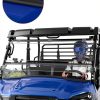 KEMIMOTO UTV Front Flip Windshield 3‑in‑1 Adjustable Polycarbonate-5