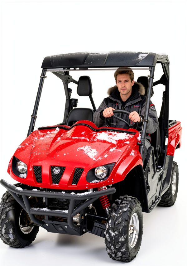 Yamaha Rhino Windshield StarknightMT Polycarbonate Scratch Resistant-1