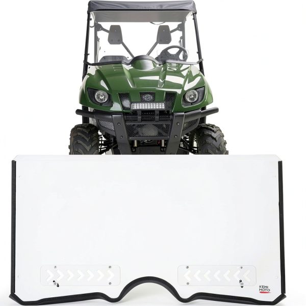KEMIMOTO UTV Front Windshield for Rhino 450/660/700 Polished Vented PC-7