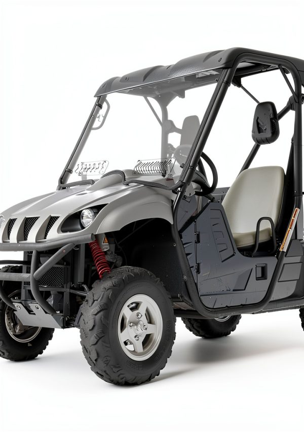 KEMIMOTO UTV Front Windshield for Rhino 450/660/700 Polished Vented PC-6