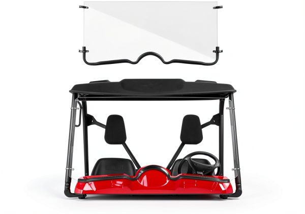 Yamaha Rhino Windshield StarknightMT Polycarbonate Scratch Resistant-8