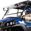 KEMIMOTO UTV Front Flip Windshield 3‑in‑1 Adjustable Polycarbonate-0