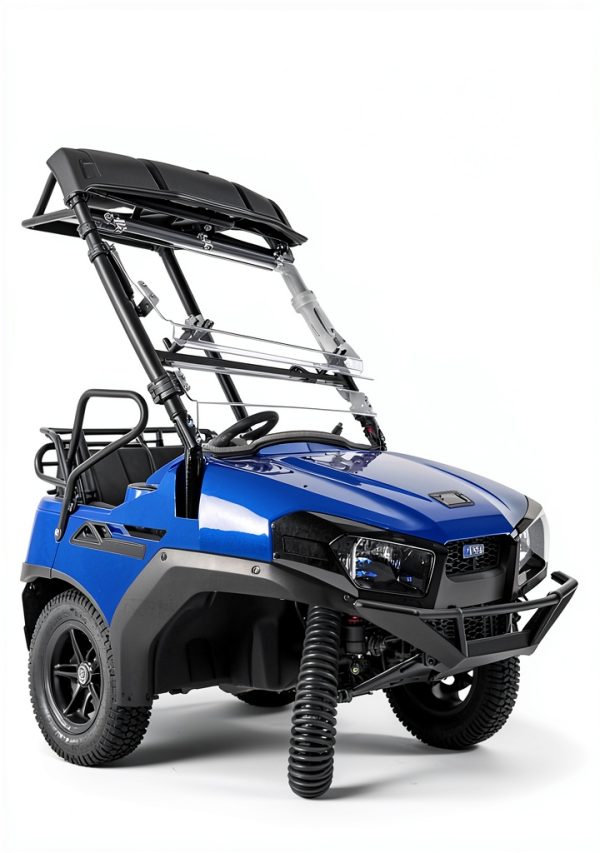 KEMIMOTO UTV Front Flip Windshield 3‑in‑1 Adjustable Polycarbonate-1
