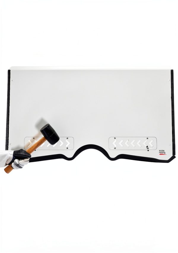 KEMIMOTO UTV Front Windshield for Rhino 450/660/700 Polished Vented PC-4
