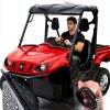 Yamaha Rhino Windshield StarknightMT Polycarbonate Scratch Resistant-4