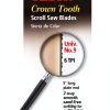 Olson Saw CT62900 0.053×0.018‑Inch 6 TPI Scroll Saw Blade-1