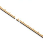 Pégas Modified Geometry 5" Scroll Saw Blade Pack of 12 - 12 TPI-0