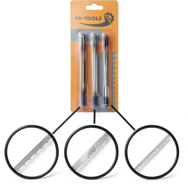Scroll Saw Blades 127mm 18-Piece Set by PD Tools Carbon Steel Fine Cut-3