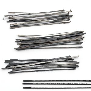 6-1/2 Inch Coping Saw Blades 45 Pack Hiizug SK5 Steel Scroll Blades-0