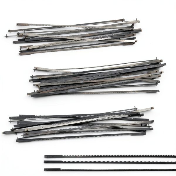6-1/2 Inch Coping Saw Blades 45 Pack Hiizug SK5 Steel Scroll Blades-0