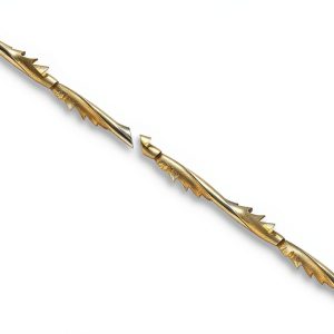 Spiral Saw Blade 5" Pack of 12 Pégas Bronze Metal Scroll Blades-0