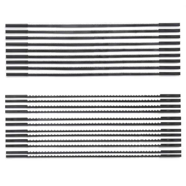 FOXBC Plain End Scroll Saw Blade 5 Inch, 24 Pack (28TPI, 10TPI)-0
