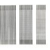 FOXBC 5 Inch Plain End Scroll Saw Blade Set, 36 Pack (28TPI, 12 TPI, 10TPI)-0