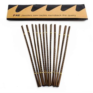 Pike Swiss Brand Jeweler's Sawblades 144 2/0 Precision Scroll Blade-0