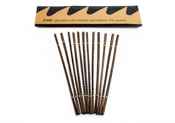 Pike Swiss Brand Jeweler's Sawblades 144 2/0 Precision Scroll Blade-0