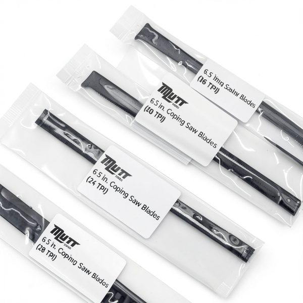 Coping Saw Blades Mutt Tools 6-1/2 inch Premium Carbon Steel 16 Pack-1
