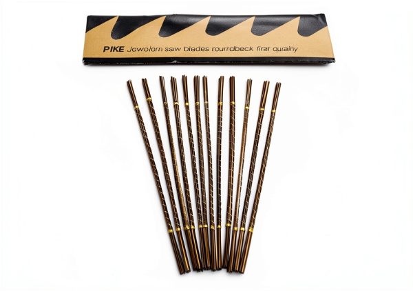 Pike Jeweler's Saw Blades #3/0 144 Pack Grobet USA Alloy Steel Blades-0